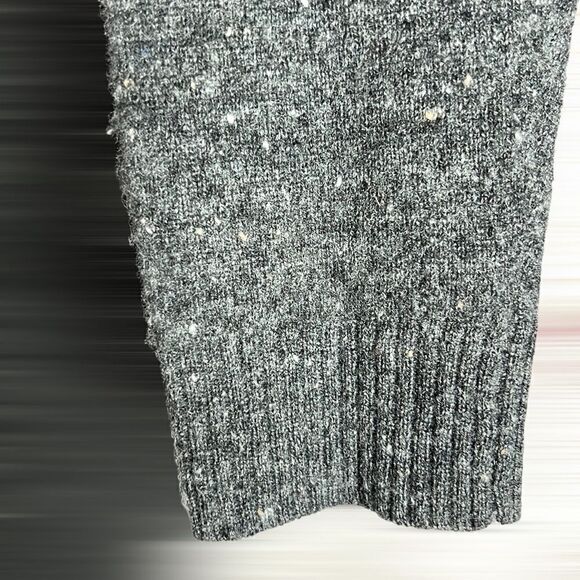 SAKS FIFTH AVENUE Cashmere Gray Hooded Relaxed Fit Sweater XS - Picture 7 of 13